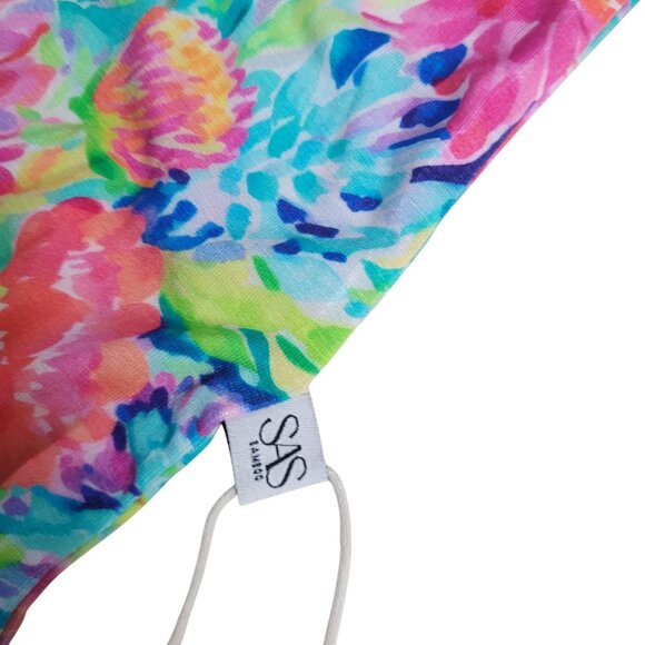 NEW SAS Bamboo Baby Girls Shortie One Piece Floral Lovely Lily Zip Romper 0-3 Mo - Picture 4 of 10